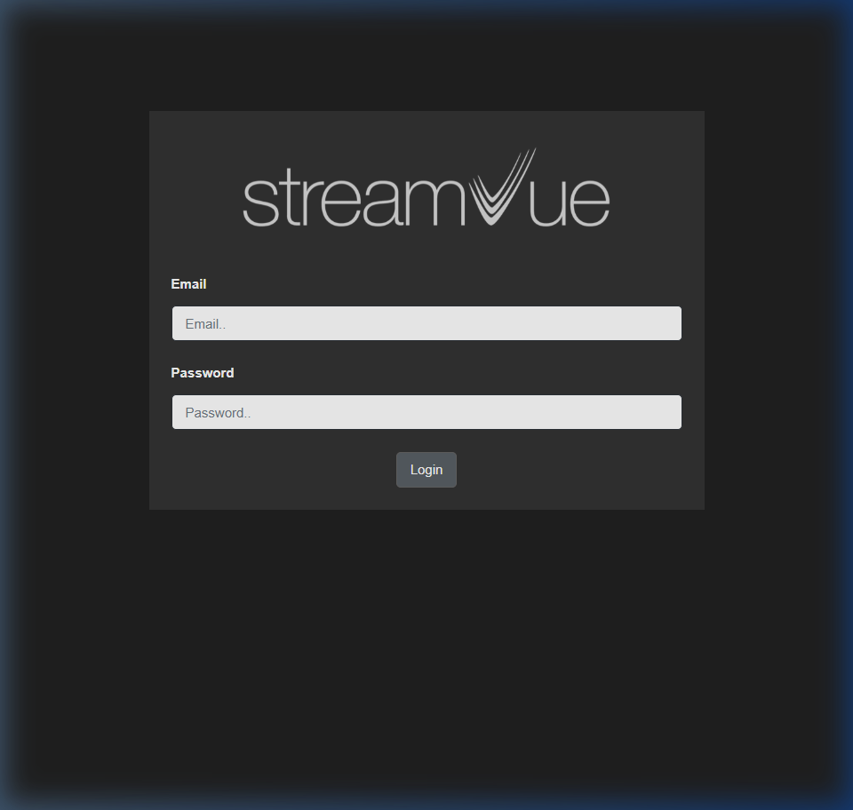 The Chorus login page